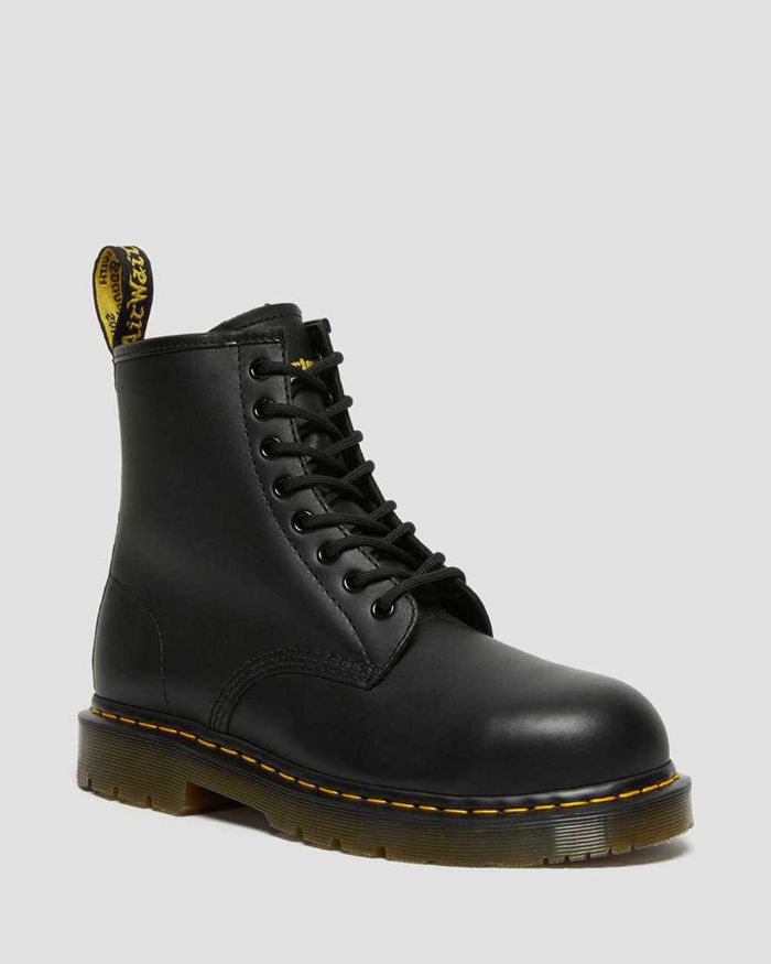 Dr Martens Vintersko Dame Svart 1460 Slip Resistant Steel Toe 3427JUGWT